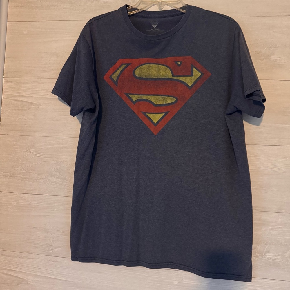 DC Comics Superman Emblem Dark Blue T-Shirt